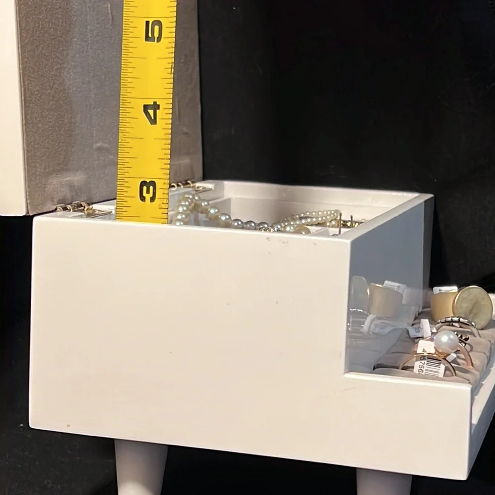 gloss white piano jewelry box